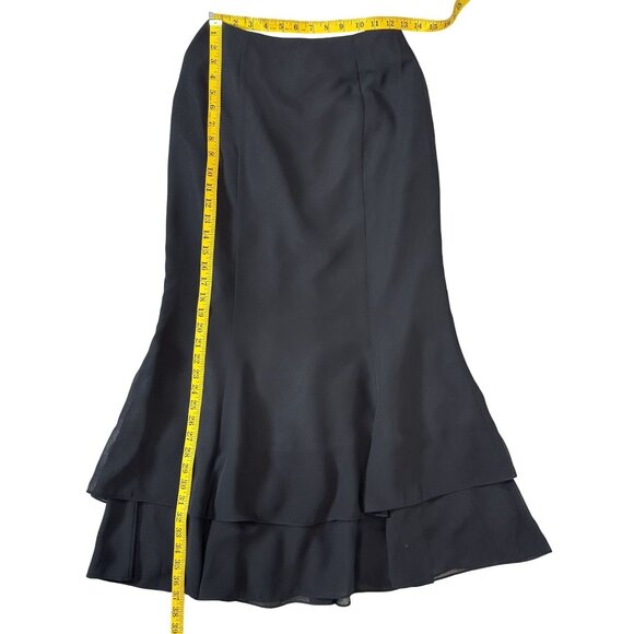 Adrianna Papell Size 6 Woman Skirt Elegant Design Black Evening Essentials High- - Picture 3 of 6